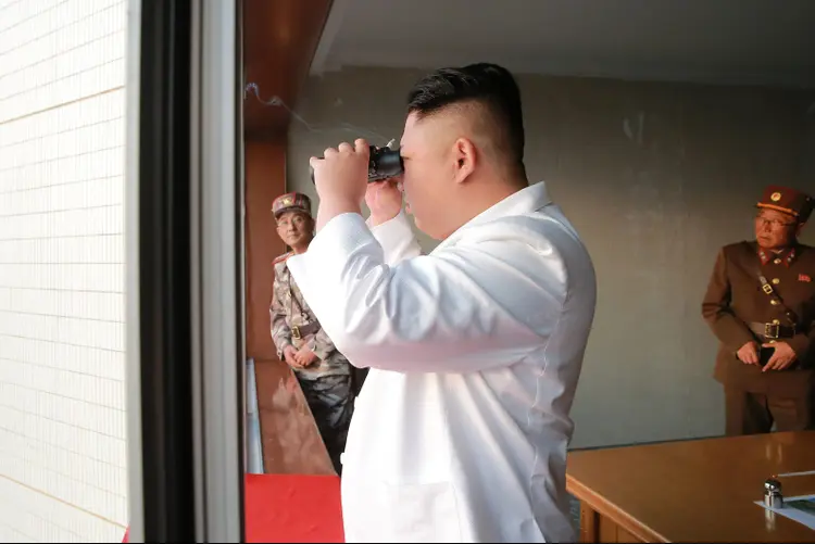 Coreia do Norte: a ação dos EUA se tornaria uma exibição de força militar (KCNA/Reuters)