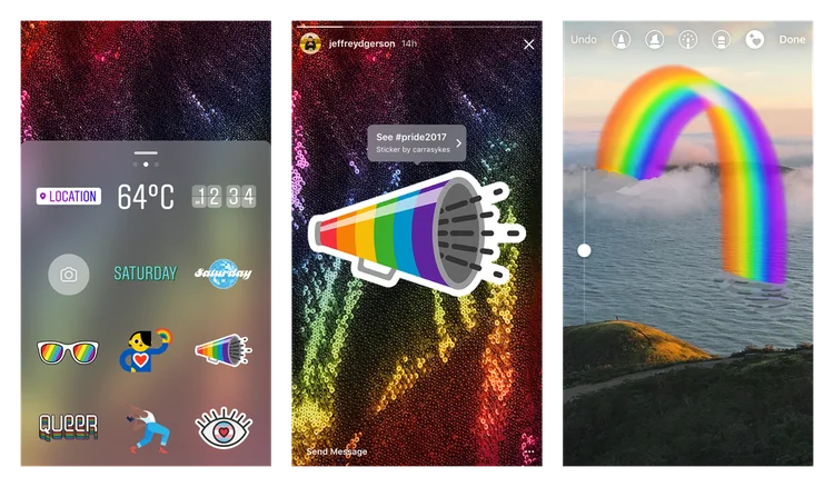 Instagram: as seis figurinhas foram criadas por artistas LGBTQ da comunidade global (AdNews/AdNews)