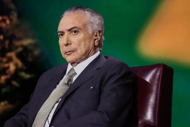 Michel Temer: comissão da OAB conclui que postura descrita em inquérito justificaria pedido de impeachment de presidente (Christopher Goodney/Bloomberg/Bloomberg)