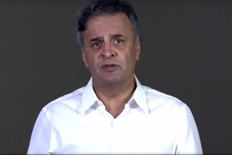 Aécio Neves: "Fui vítima de um armação conduzida por réus confessos" (Facebook/Reprodução)