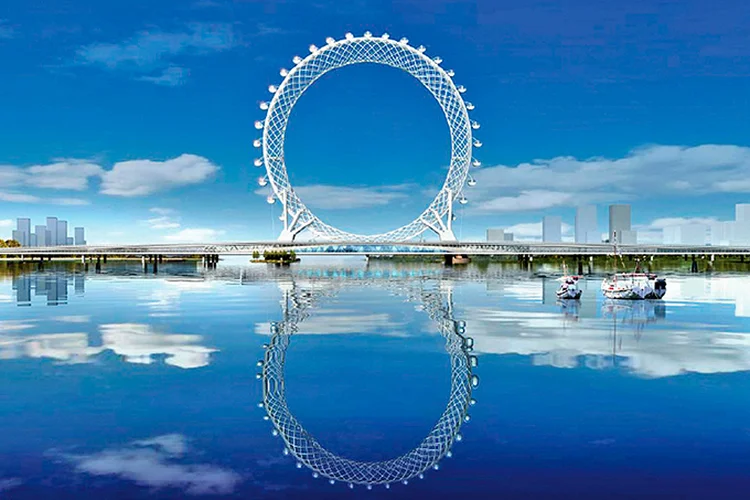 Bailang Bridge Ferris Wheel (Bailang Bridge Ferris Wheel/Divulgação)