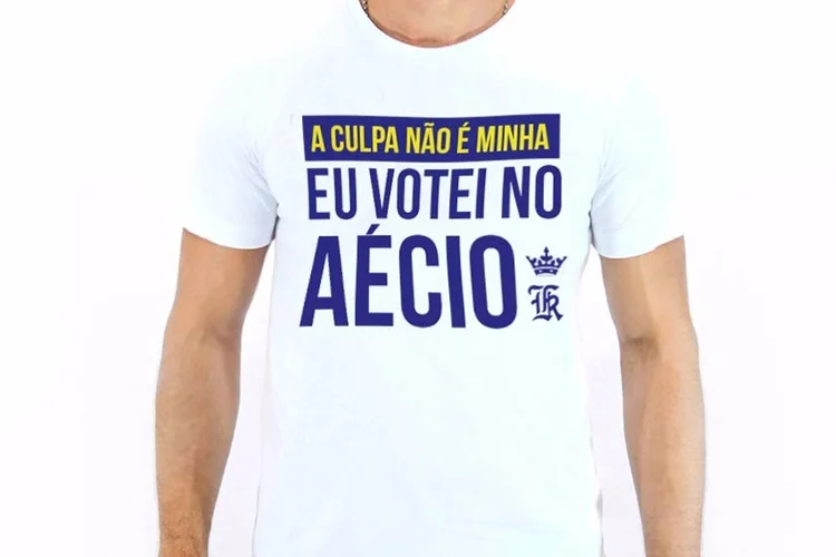 Camiseta: o estilista alegou anteriormente que envolveu sua marca em uma questão que poderia ter ignorado (Mercado Livre/Reprodução)