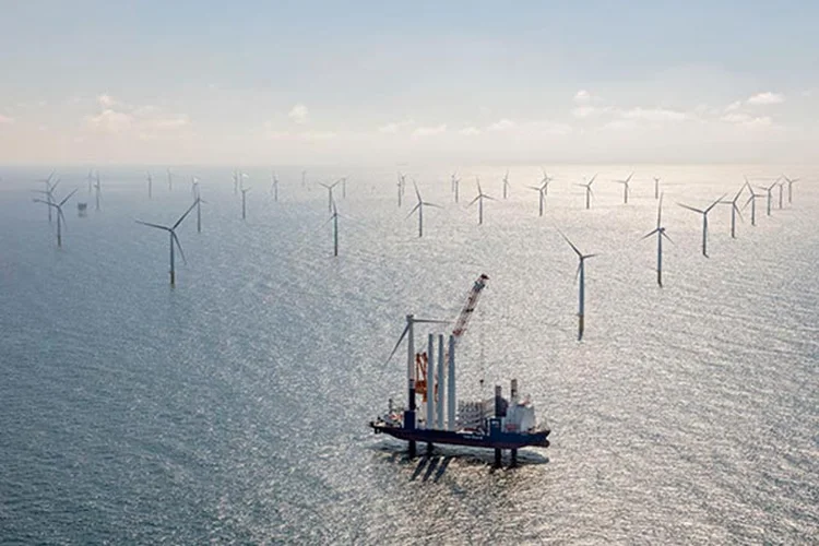 Parque eólico Gemini, na Holanda. (Gemini Wind Park/Divulgação)