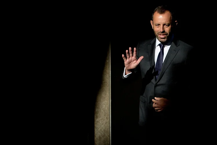 Sandro Rosell: o pedido foi feito depois do depoimento prestado por Rosell (Gonzalo Arroyo Moreno/Getty Images)