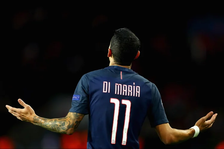 Angel Di Maria: a investigação preliminar foi aberta por "fraudes fiscais agravadas" (Dean Mouhtaropoulos/Getty Images)