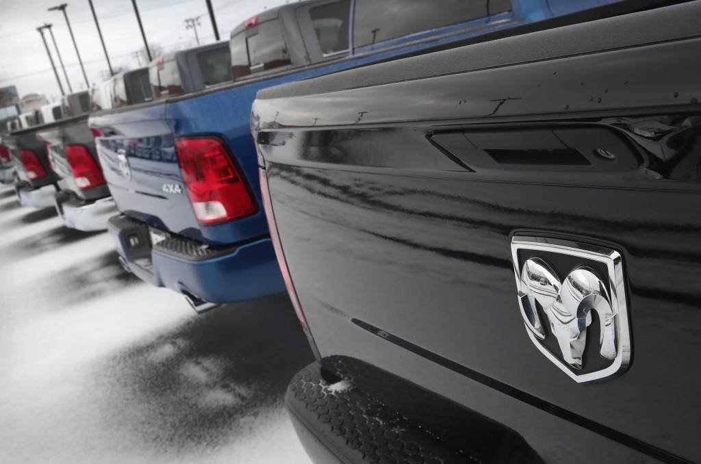 Fiat Chrysler anuncia recall de 1,2 milhão de caminhonetes