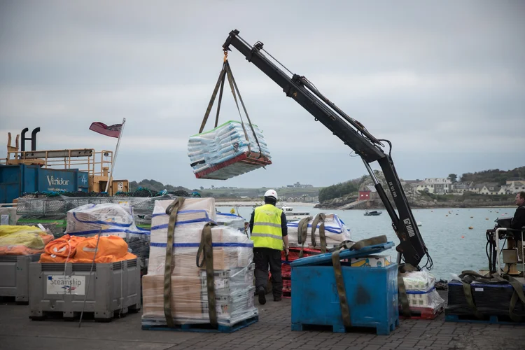 Exportação: a performance das transações correntes foi novamente guiada pela força da balança comercial (Matt Cardy/Getty Images)