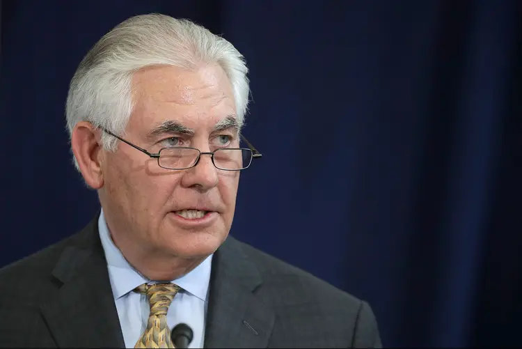 Rex Tillerson: segundo ele, a "relação especial que existe entre os dois países" resistirá ao episódio (Chip Somodevilla/Getty Images)