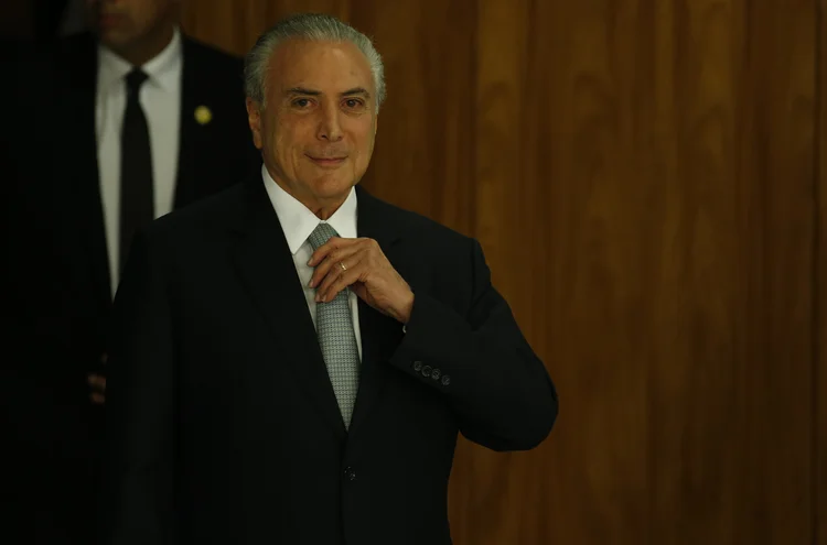 Michel Temer: segundo Quintella, os estrangeiros estão otimistas e "eufóricos" com as perspectivas do Brasil (Igo Estrela/Getty Images)