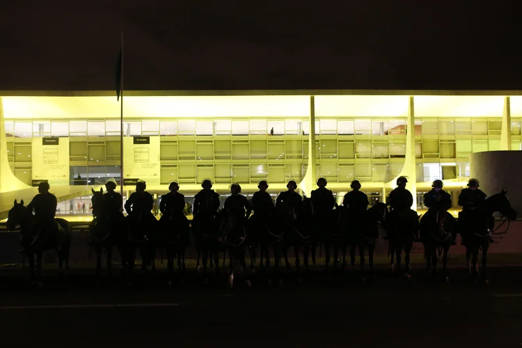 Brasília: os sindicalistas temem que as reformas continuem tramitando no Congresso em paralelo à crise de governabilidade (Igo Estrela/Getty Images)