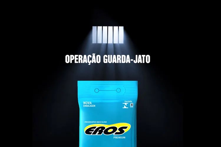 Operação "Guarda Jato": o último post da marca faz referência a interminável novela da operação Lava Jato (Eros/Facebook/Divulgação)