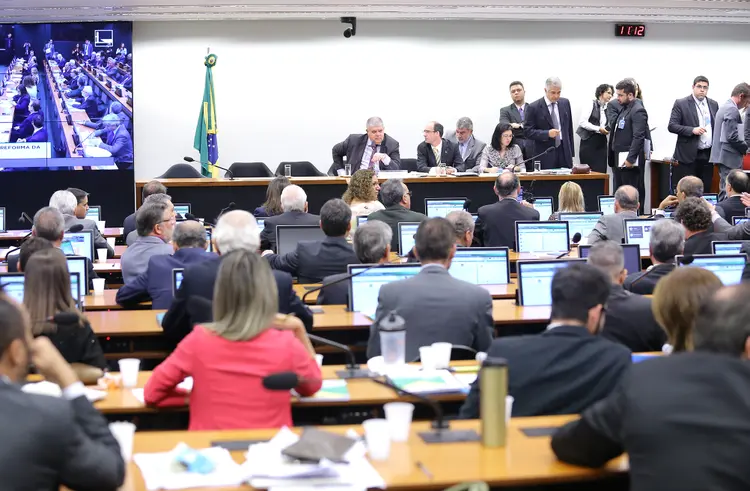 Reforma da Previdência: a sessão da comissão especial da reforma da Previdência que vai votar o texto começou com meia hora de atraso (Antonio Augusto/Agência Câmara)