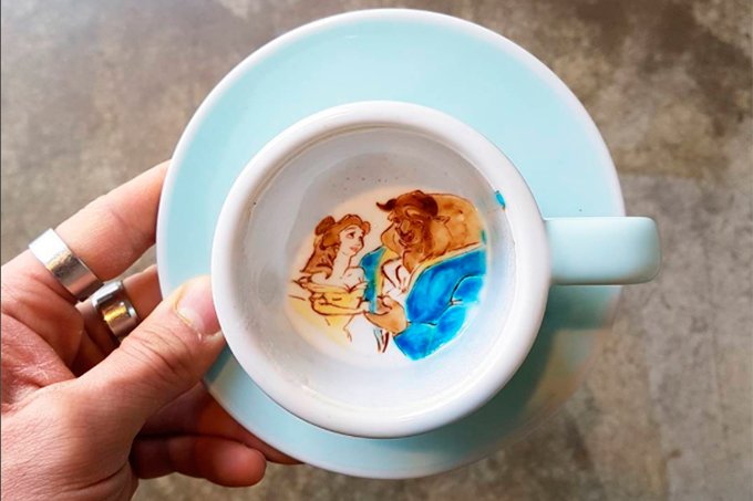 Este barista sul-coreano transforma café em arte