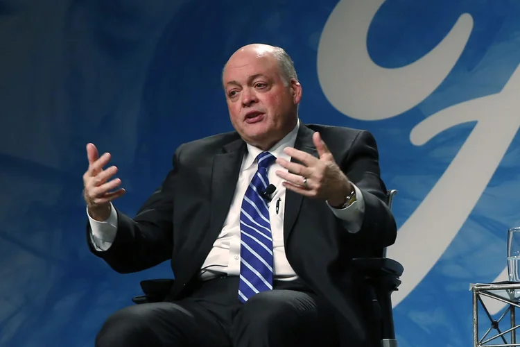 Jim Hackett: as ações da empresa caíram cerca de 36% desde que Fields assumiu há três anos (Jeff Kowalsky/Bloomberg)