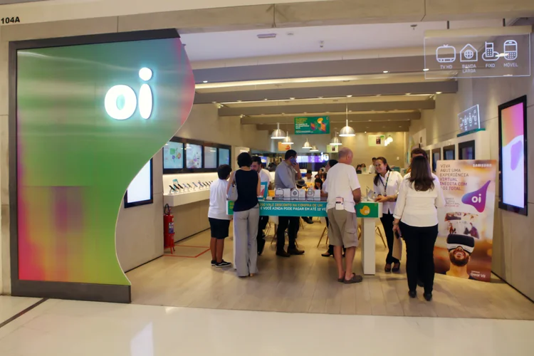 Loja da Oi em shopping no Rio de Janeiro: empresa busca novas medidas para sair da crise (Eny Miranda/Oi/Divulgação)