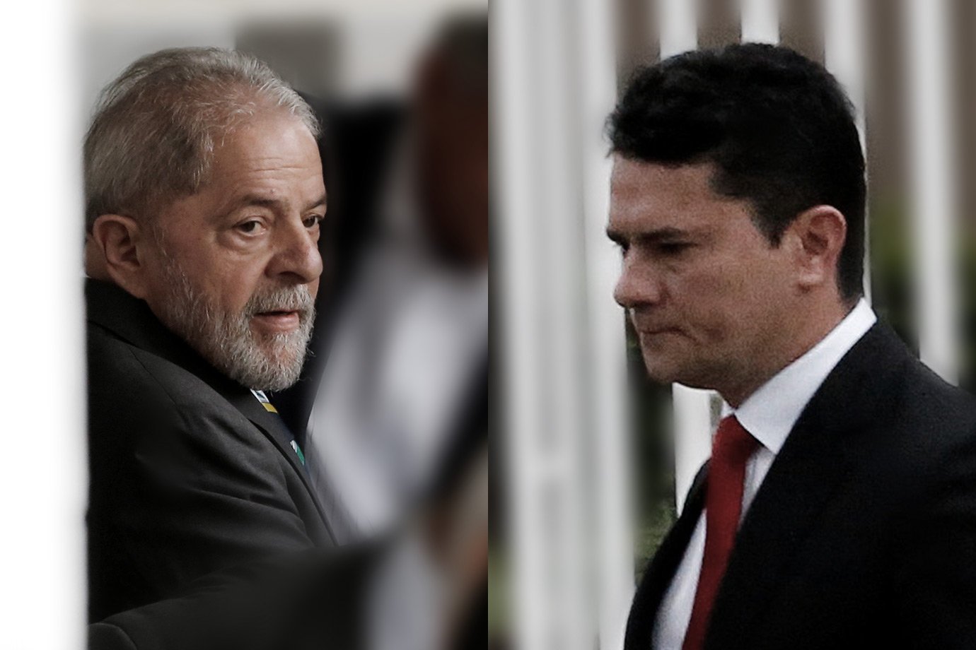 Moro e Lula "invertem" gravatas em primeiro encontro cara a cara