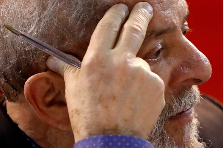 Lula: o ex-presidente é acusado de receber R$ 3,7 milhões em propina da OAS (Leonardo Benassatto/Reuters)