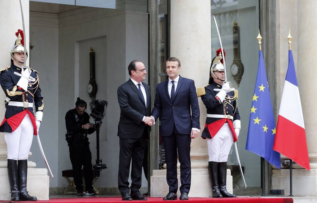 França: Macron toma posse no Palácio do Eliseu em Paris (Getty Images/Thierry Chesnot)