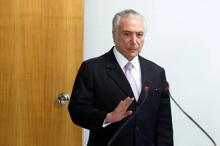 Temer: o presidente considerou positivo que não tenha havido nenhum conflito durante o depoimento de Lula (Agência Brasil/Agência Brasil)