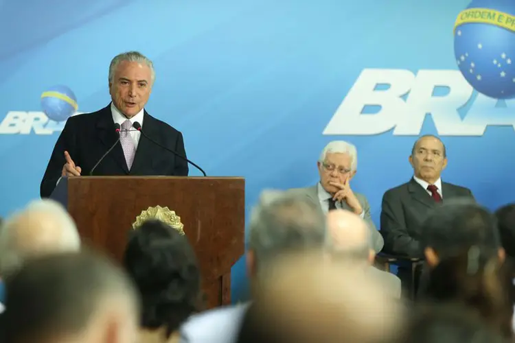 Michel Temer: o gesto do presidente vem num momento em que o governo tenta avançar nas negociações para aprovar a reforma da Previdência no plenário da Câmara (Agência Brasil/Agência Brasil)