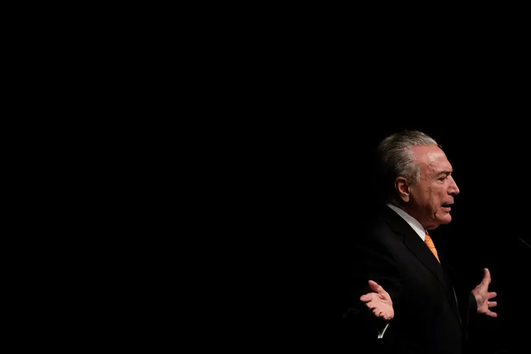 Michel Temer: Joesley Batista disse que gravou o presidente dando aval à compra do silêncio do ex-deputado Eduardo Cunha (Ueslei Marcelino/Reuters/Reuters)