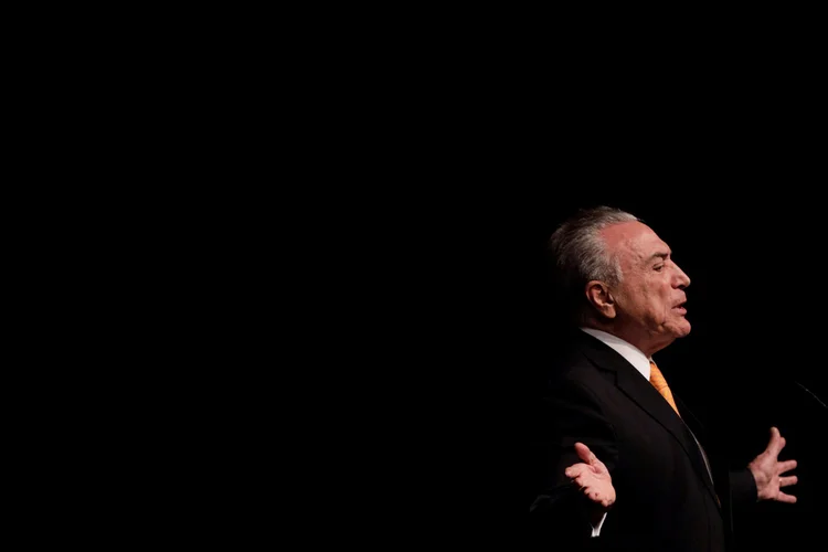 Michel Temer: o canal de notícias salienta que Temer tem estado sob crescente pressão para renunciar (Ueslei Marcelino/Reuters/Reuters)