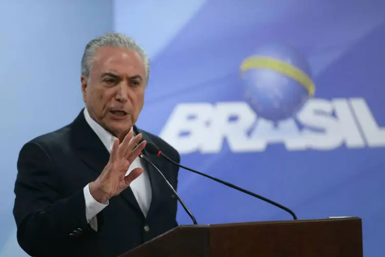 Michel Temer: discuros do presidente mostrou fragilidade (José Cruz/Agência Brasil)