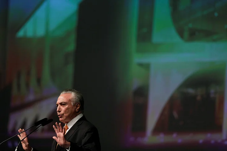 Michel Temer: antes da crise, várias instituições esperavam por 1,25 ponto de corte (Ueslei Marcelino/Reuters/Reuters)