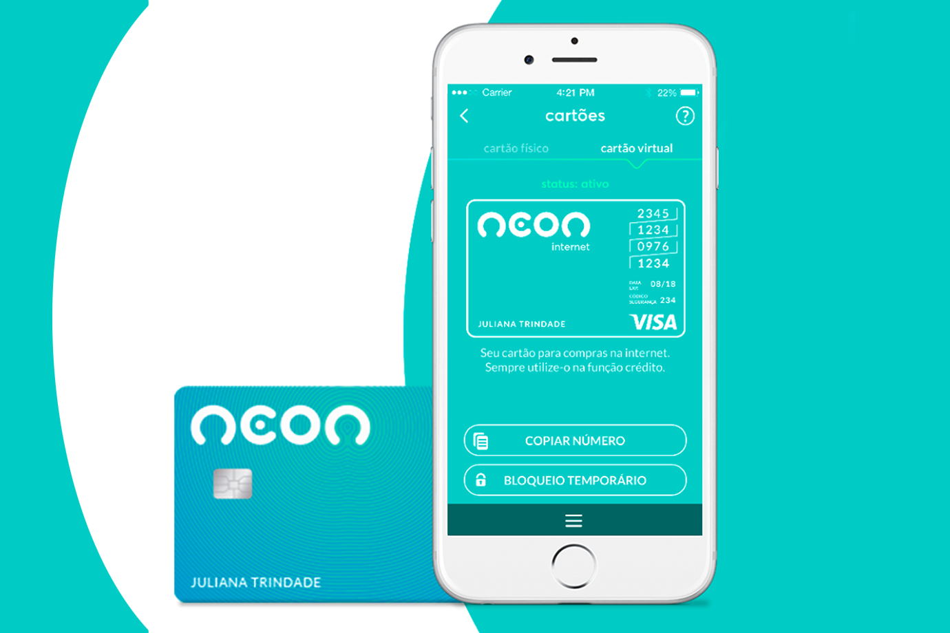 Novo recurso do banco Neon ajuda cliente a realizar sonhos