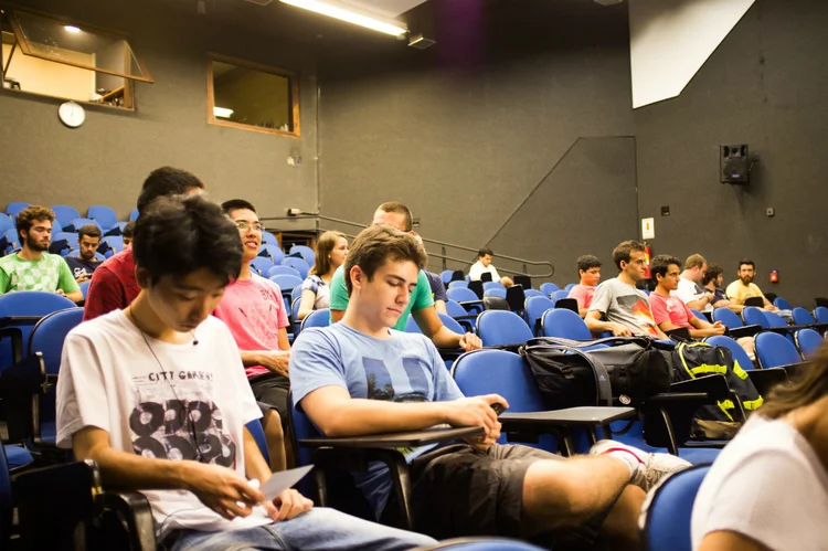 Sala de aula: orçamento das universidades públicas é preocupação do MEC (NEU USP/Facebook/Reprodução)