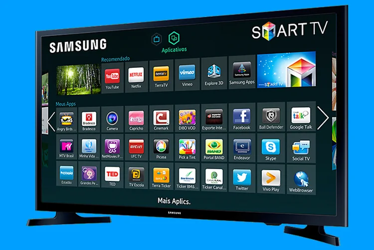 Smart TVs: modelo 32J4300 é um dos mais vendidos da Samsung (Samsung/Divulgação)