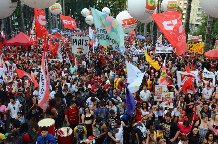 SÃO PAULO: em novembro, trabalhadores realizaram ato nacional contra as reformas trabalhista e da Previdência / Rovena Rosa/Agência Brasil (Rovena Rosa/Agência Brasil)