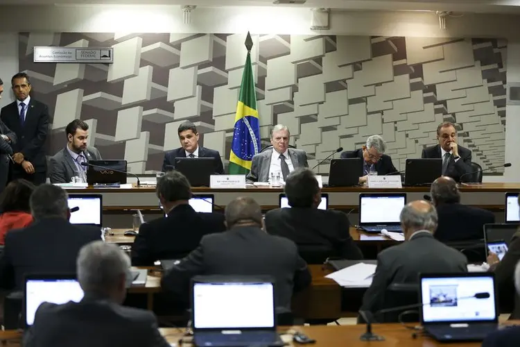 Senado: o placar foi exatamente como o previsto pelos governistas que esperavam vitória por 14 a 11 (Marcelo Camargo/Agência Brasil/Agência Brasil)
