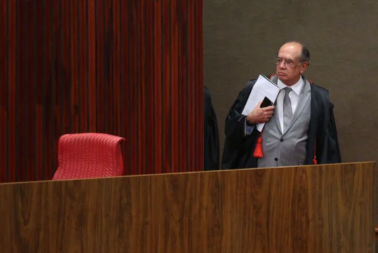 Gilmar Mendes: o ministro repetiu várias vezes que ele foi o responsável por evitar que a ação tivesse sido arquivada (Fabio Rodrigues Pozzebom/Agência Brasil)