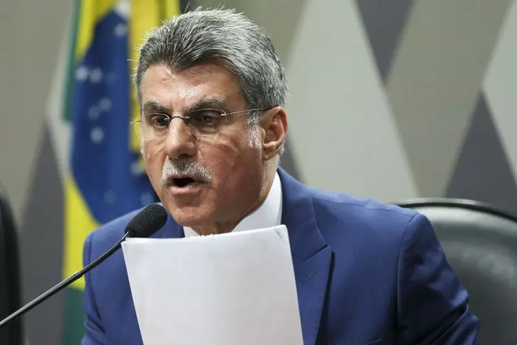 Romero Jucá: "A carta de Temer diz que qualquer acordo que eu fizer aqui, ele banca" (Marcelo Camargo/Agência Brasil)