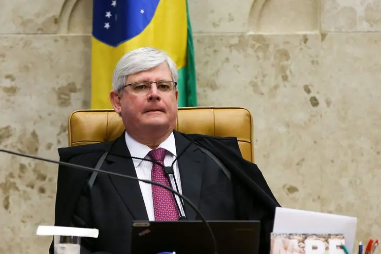 Brasília - O procurador-geral da República, Rodrigo Janot, durante sessão plenária do Supremo Tribunal Federal (STF) para o julgamento sobre validade das delações da JBS (Marcelo Camargo/Agência Brasil/Agência Brasil)