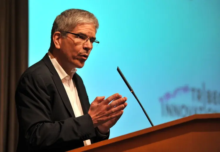 PAUL ROMER: economista-chefe do Banco Mundial pede linguagem mais clara de seus pares, mas encontra entraves no ethos da própria profissão / Slaven Vlasic/Getty Images (Slaven Vlasic/Getty Images)