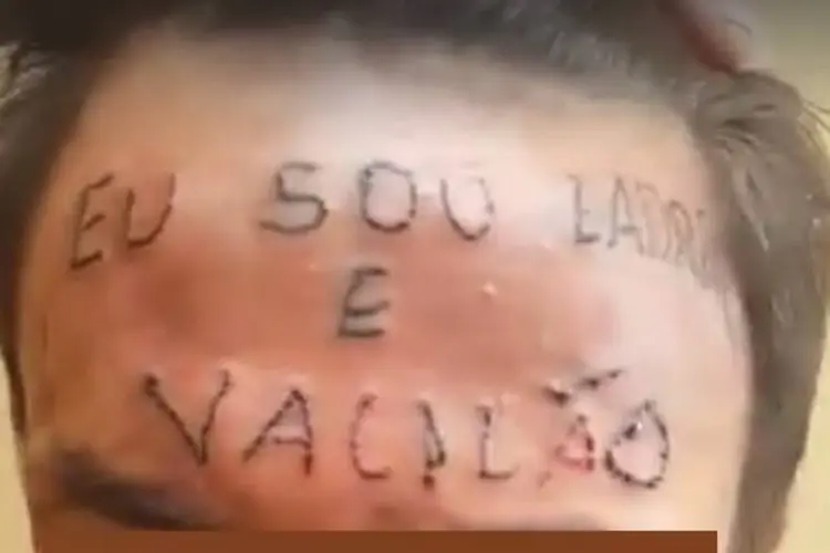 Garoto é torturado e tem a testa tatuada em São Bernardo do Campo (Reprodução/Reprodução)