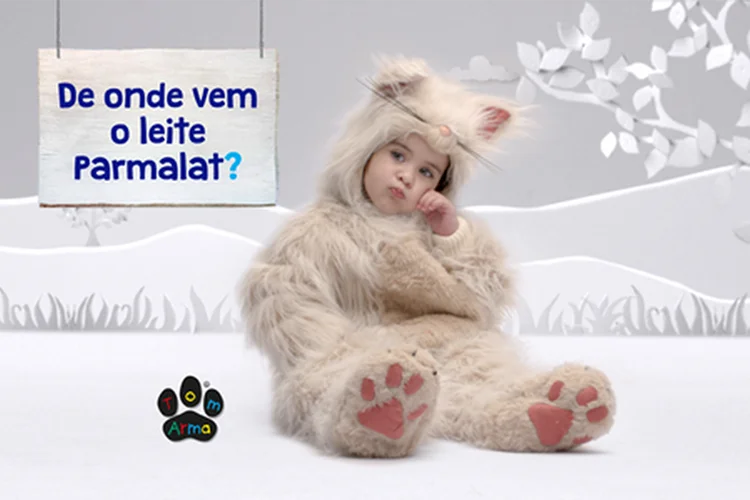 Propaganda da Parmalat: comercial tem inspiração no desconhecimento e nas dúvidas de muitos consumidores sobre o processo de fabricação do leite (Foto/Reprodução)