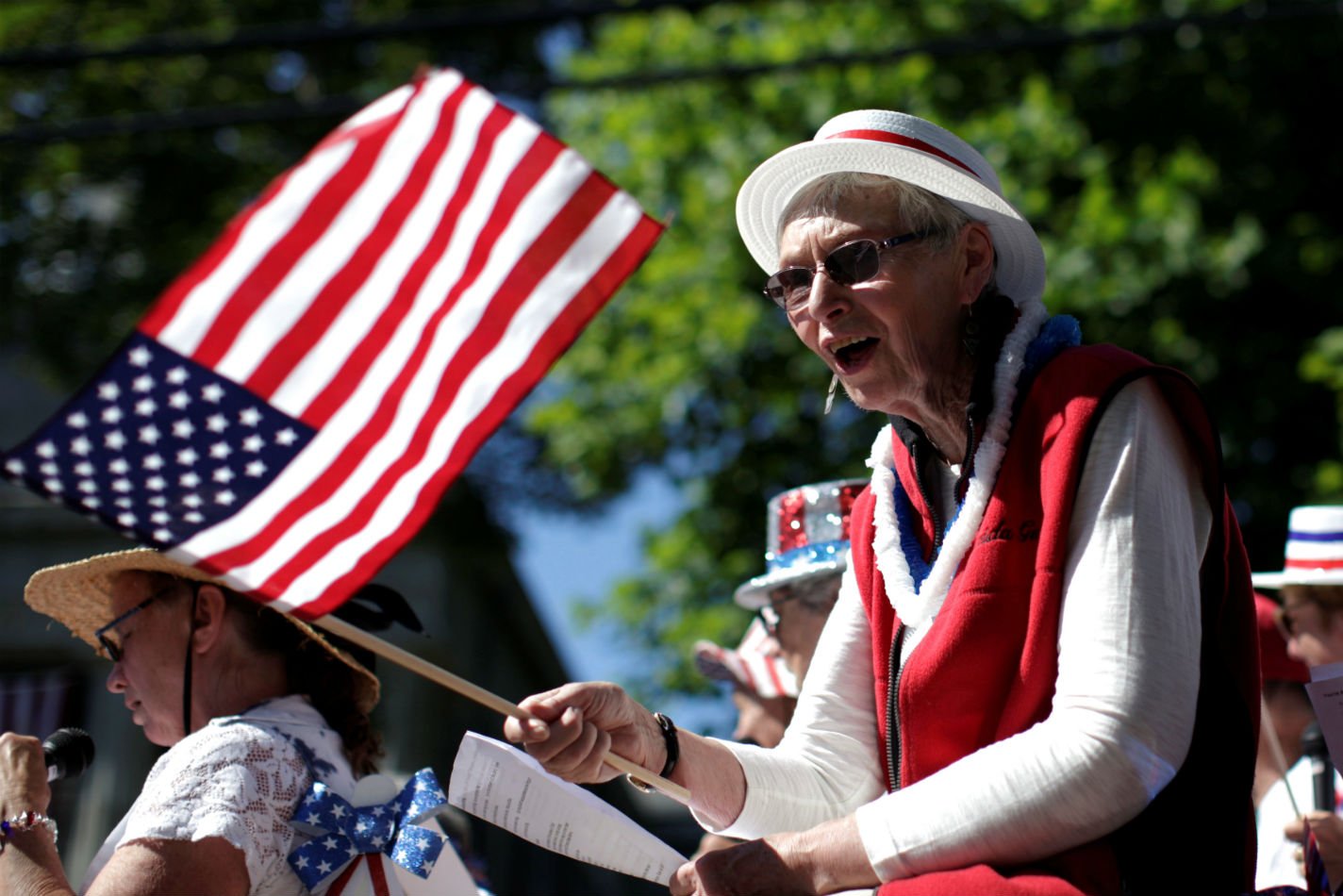 O patriotismo dos americanos