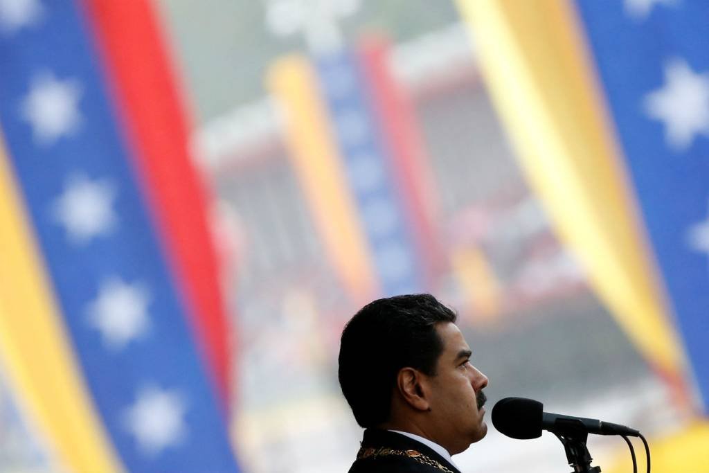 NICOLÁS MADURO: 80% da população quer a saída do presidente ainda este ano / Carlos Garcia Rawlins/Reuters (Carlos Garcia Rawlins/Reuters)