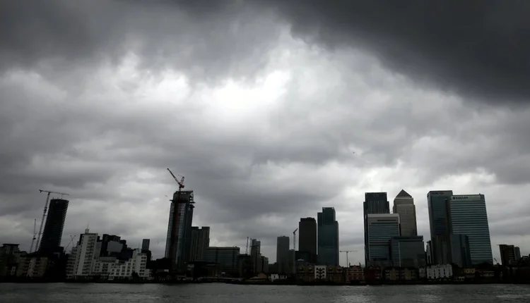 TEMPESTADE: centro financeiro de Londres é o principal ameaçado pelo Brexit, segundo o FMI / Reinhard Krause/Reuters