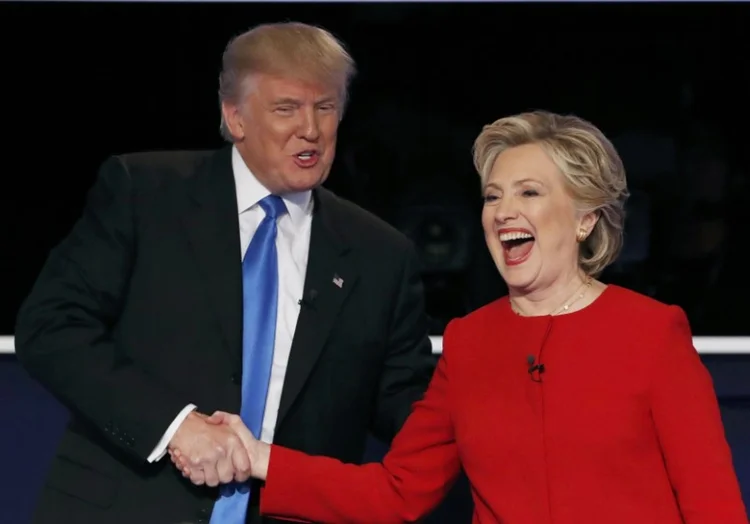 PRIMEIRO DEBATE: A candidata democrata Hillary Clinton saiu vitoriosa  / Mike Segar / Reuters