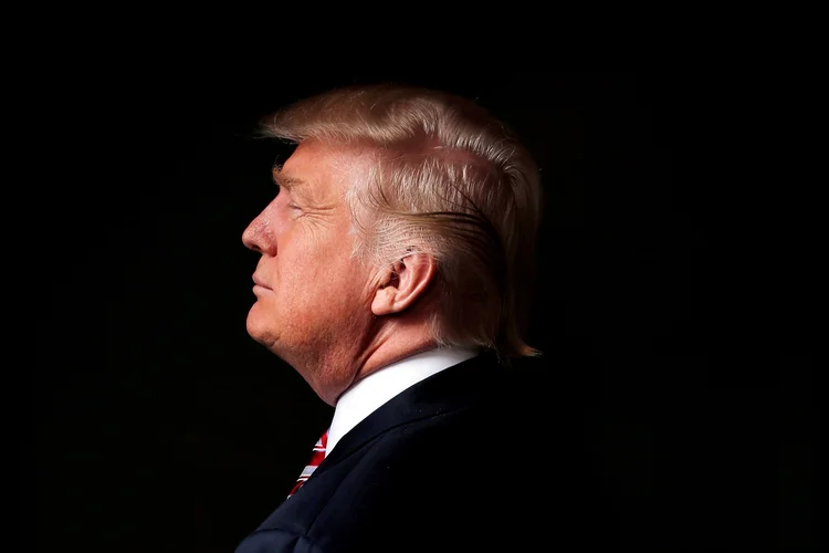Donald Trump: "Muitas pessoas me dizem: 'Obrigada, você salvou a soberania do nosso país" (Lucas Jackson/Reuters/Reuters)