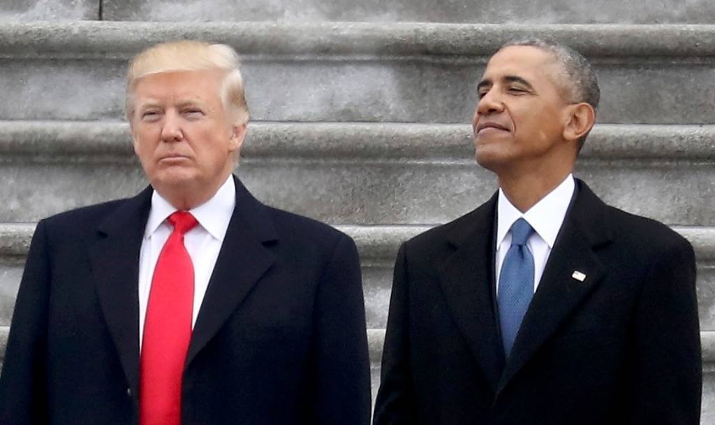 Trump e Obama empatam como os homens mais admirados pelos americanos