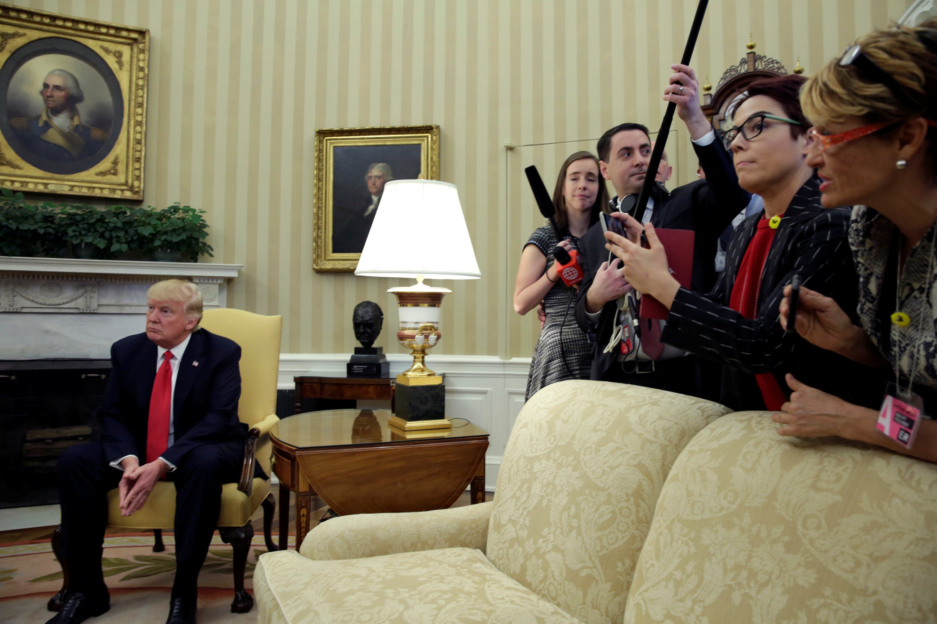 Trump e PPK; jornalistas barrados&