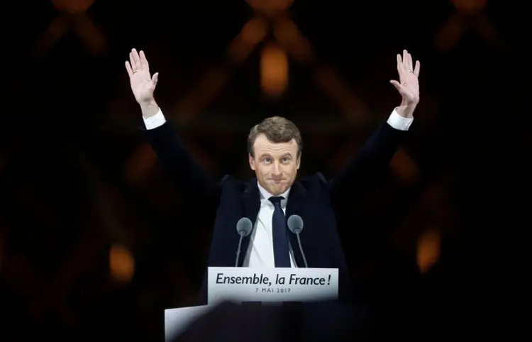 Macron: nesta semana 100 membros do partido publicaram uma carta aberta na qual anunciam que estão abandonando o movimento (Christian Hartmann/Reuters)