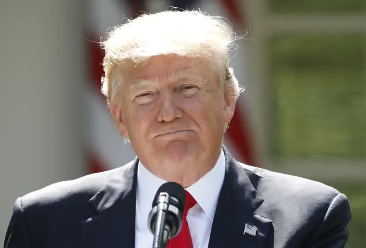 Donald Trump: fontes afirmam que o presidente não quis comentar quais aspectos do projeto ele criticou (Kevin Lamarque/Reuters)