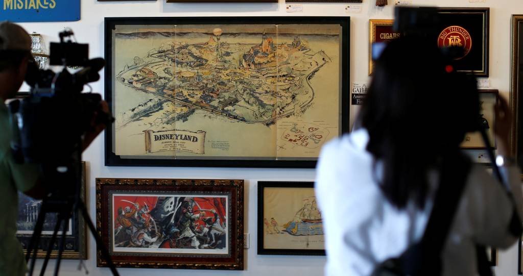 Mapa original da Disney pode arrecadar US$900 mil em leilão