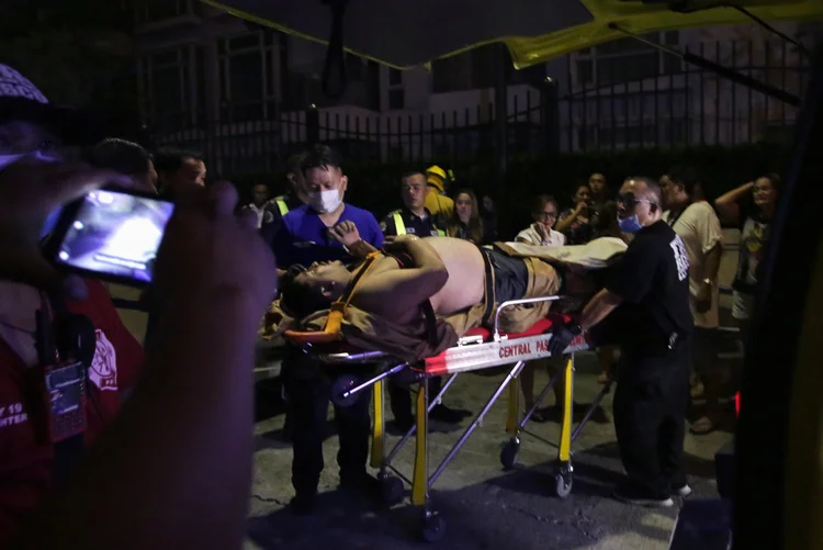 Ataque: um homem, descrito pelas autoridades como um ladrão que sofria de distúrbios psicológicos, abriu fogo no cassino à meia-noite (hora local) (Stringer/Reuters)